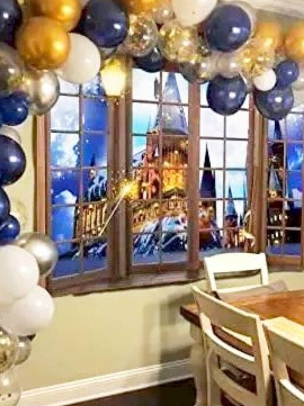 [NEW] Wizard School Magic Castle Birthday Child Kid Portrait Photo Booth Prop